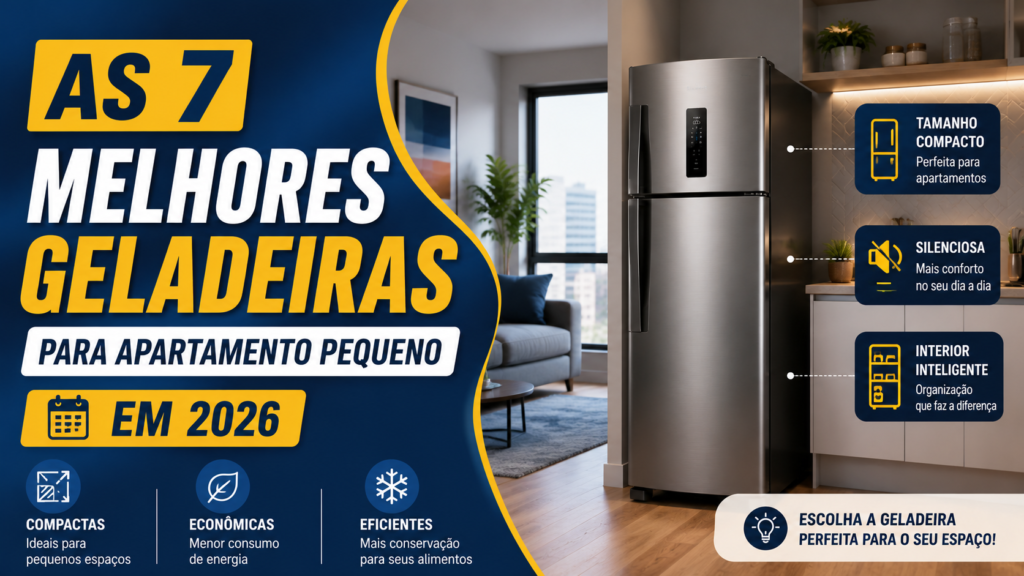 As 7 Melhores Geladeiras para Apartamento Pequeno
